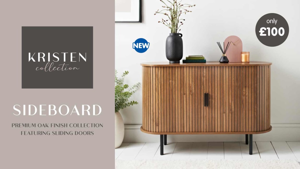 Save on Furniture at B&M. Cat banner.