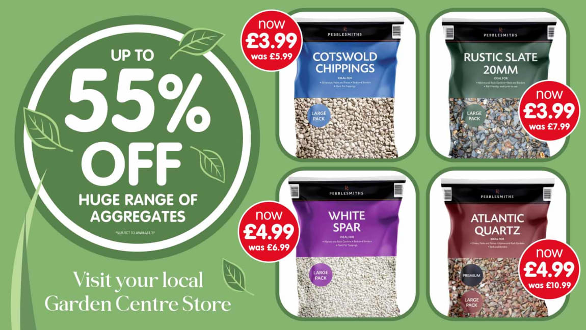 Save on B&M Garden Aggregates.