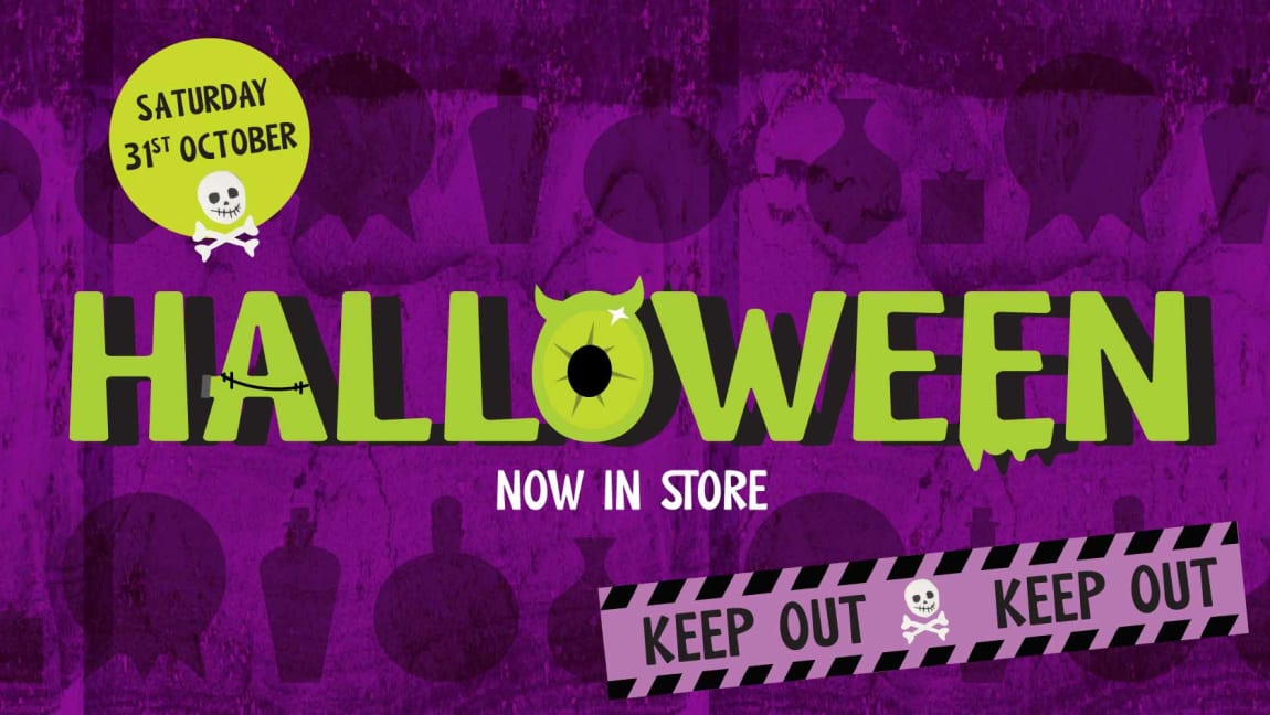 Halloween now in store at B&M.