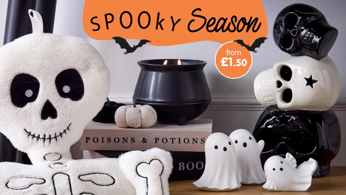 Save on Halloween at B&M.