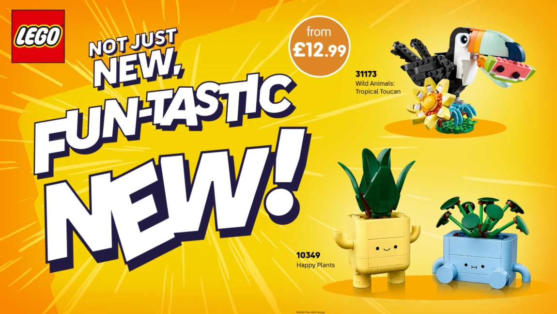 New LEGO Novelty at B&M. Cat banner.