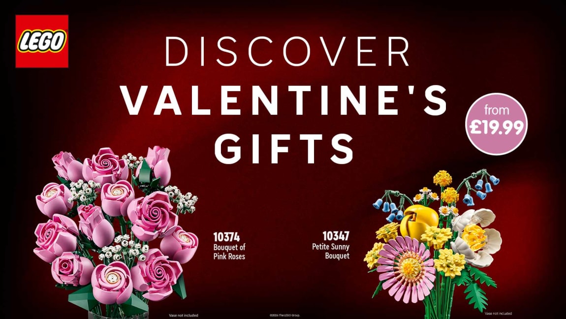 LEGO Valentine's Gifts at B&M.