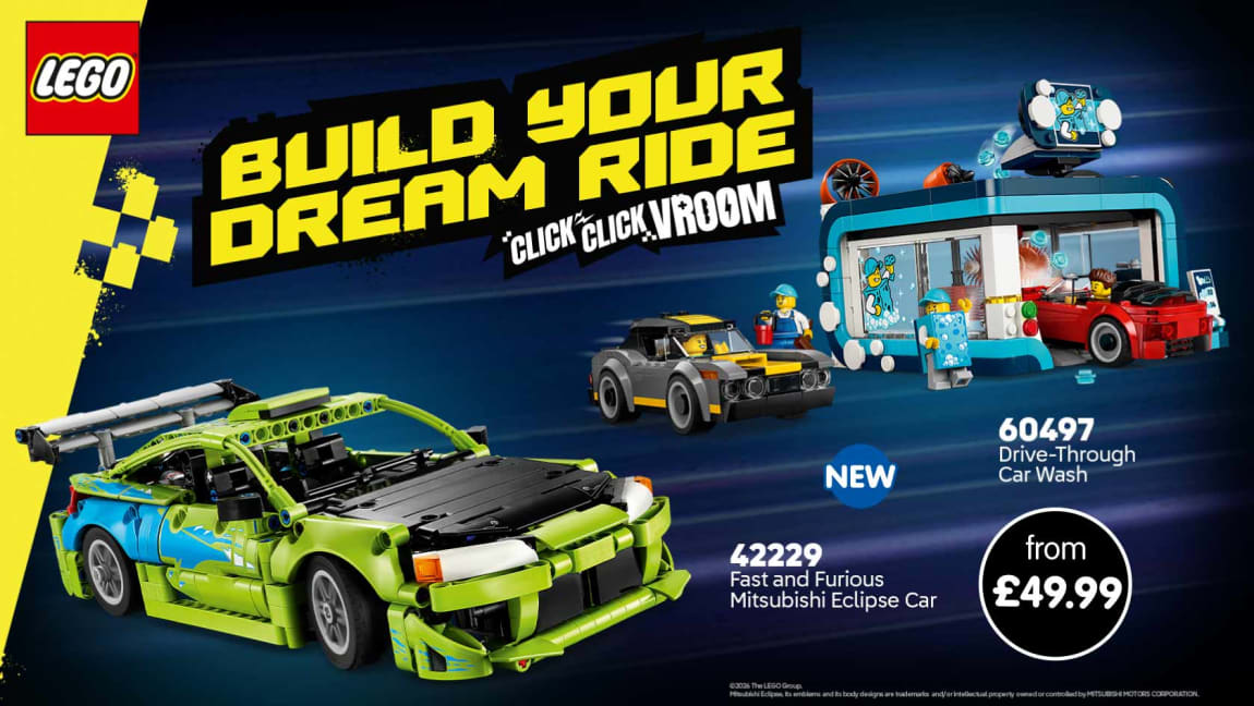 New LEGO Vehicles at B&M.