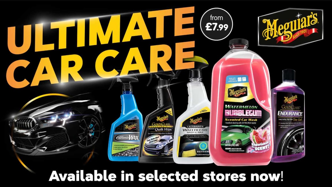 Meguiar's Car Range at B&M.