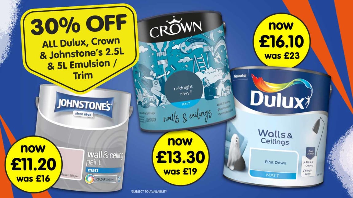 Latest B&M Paint Deals.