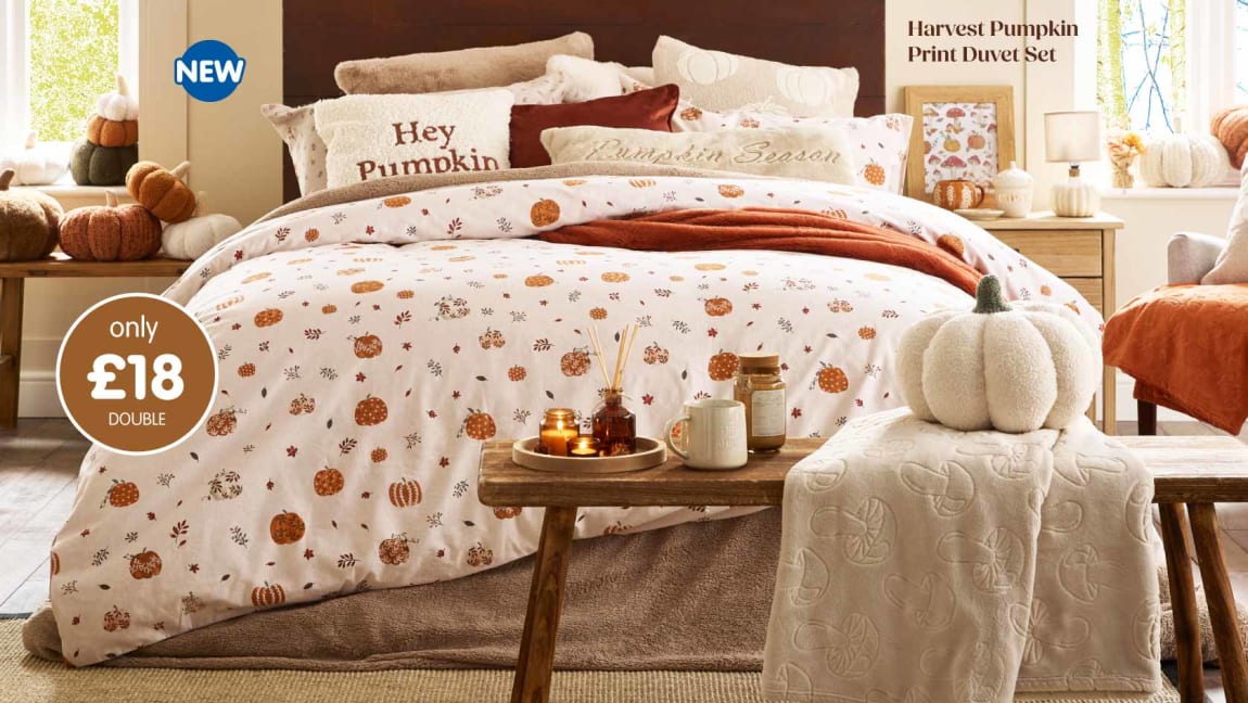 B&M Winter bedding. Cat banner.