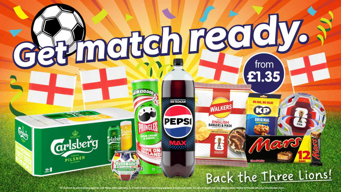 Get match ready with B&M.