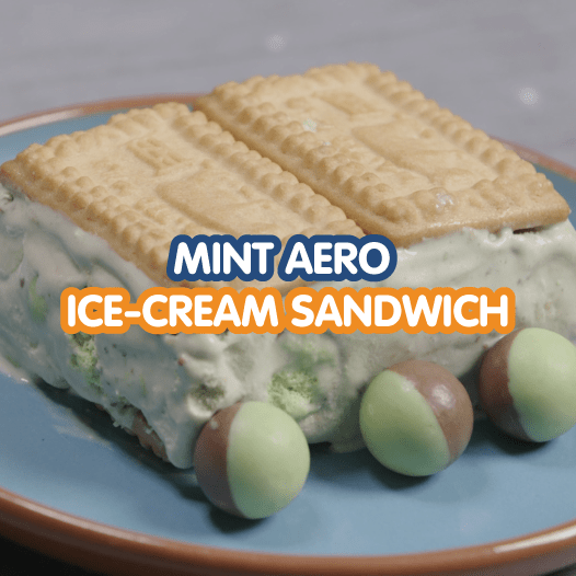 Recipe Mint Aero IceCream Sandwich B&M