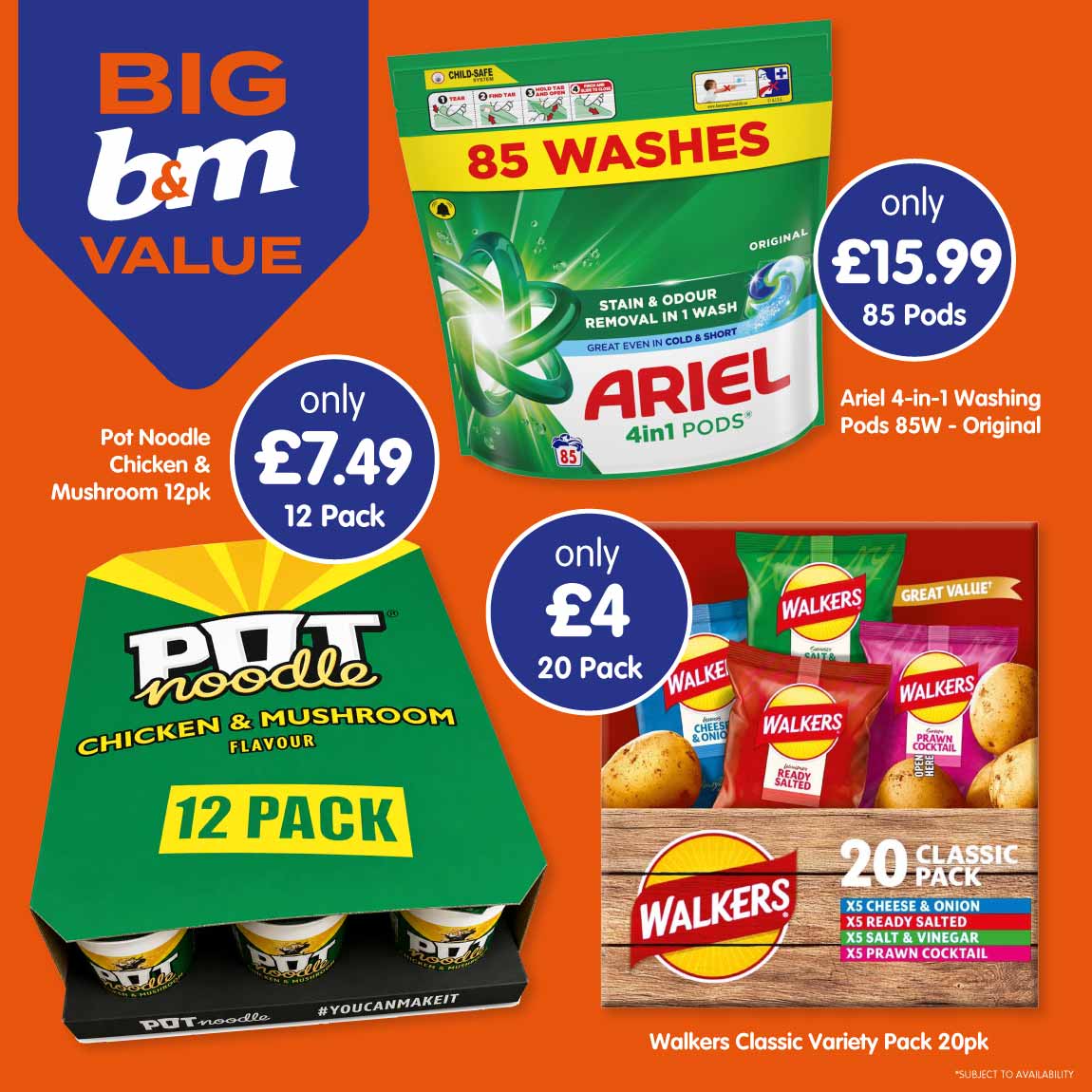 Big Value at B&M.