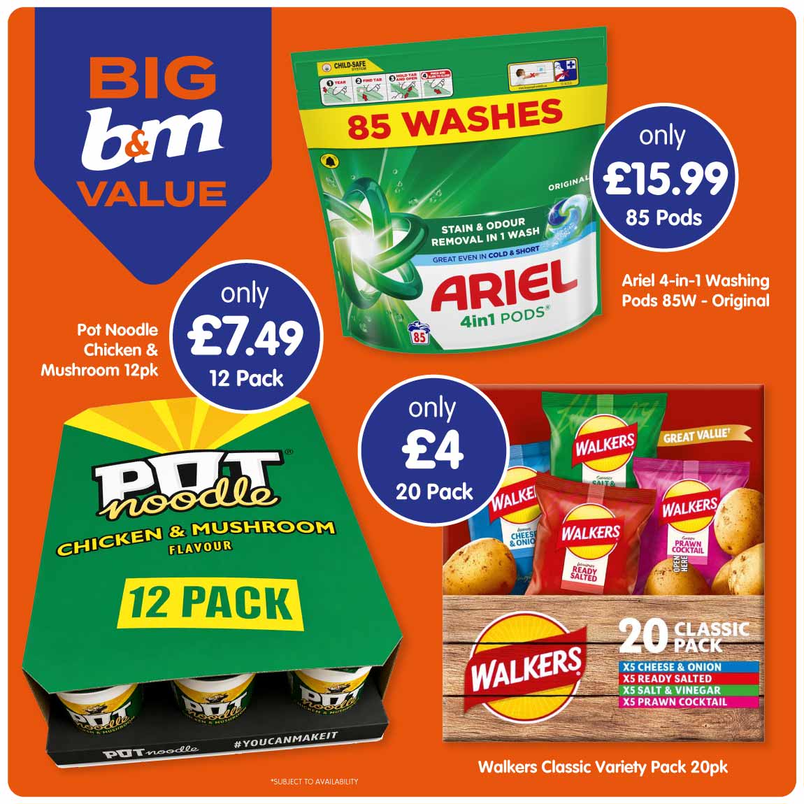 Big Value at B&M.