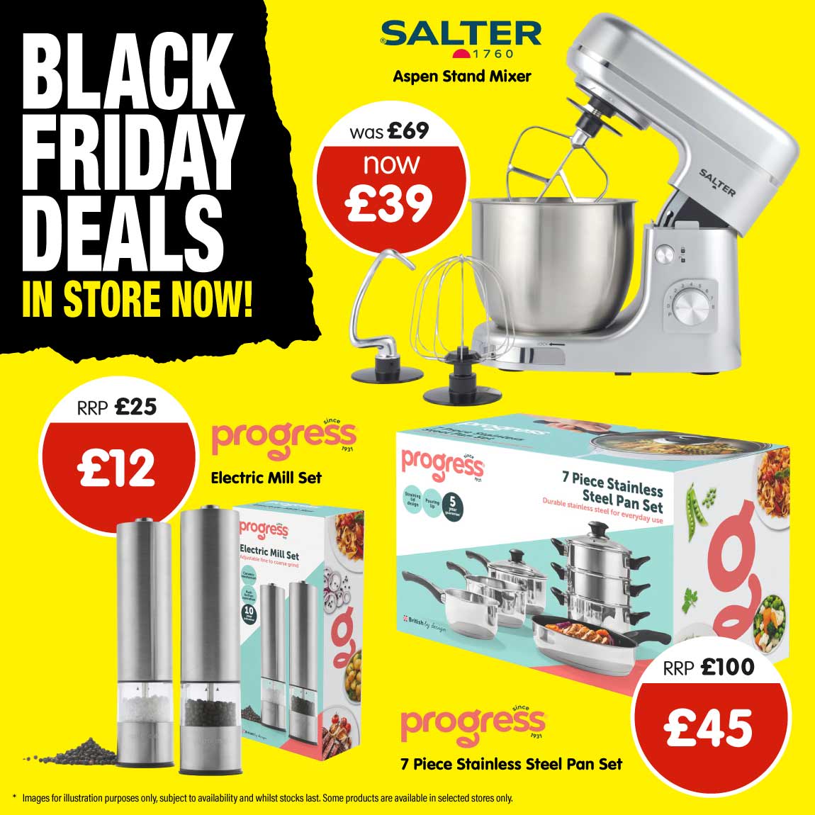 B&M Black Friday. Home banner.