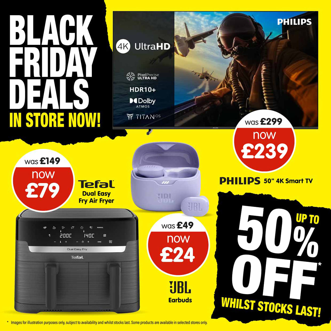 Black Friday at B&M. Home banner.