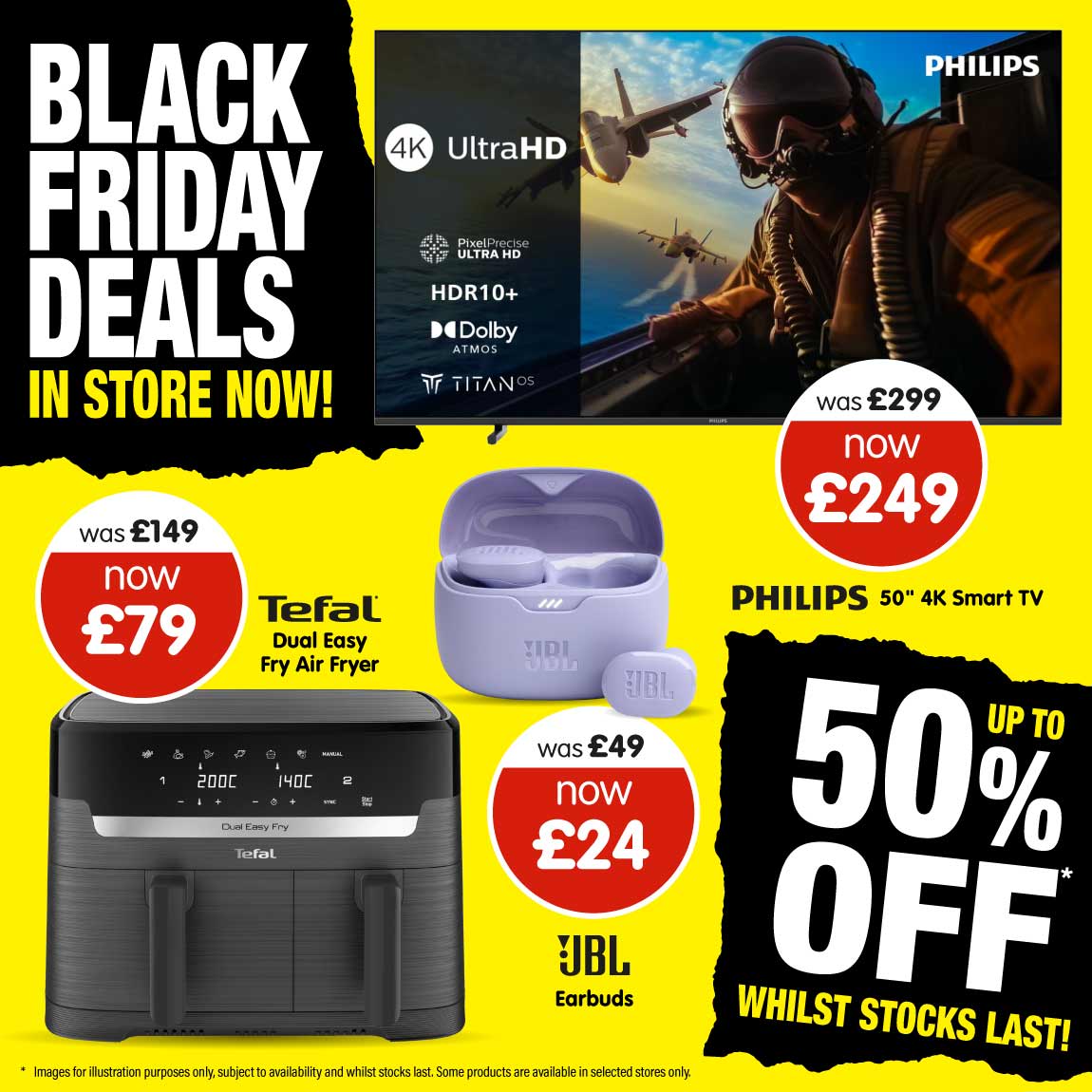 Black Friday at B&M. Home banner.