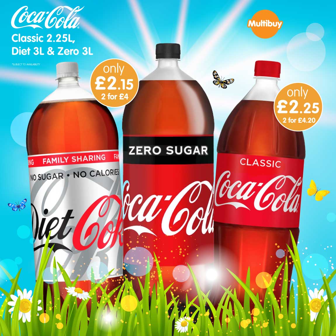 Save on Coca Cola at B&M.