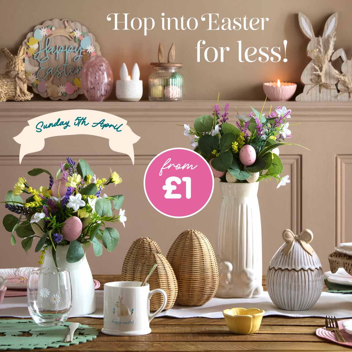 Easter Decorations at B&M.