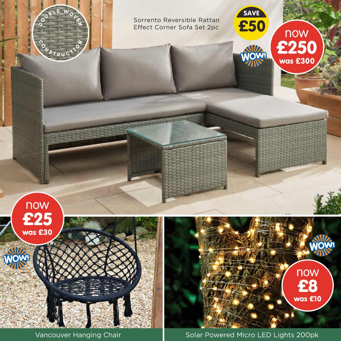 Save on Garden Accessories at B&M.