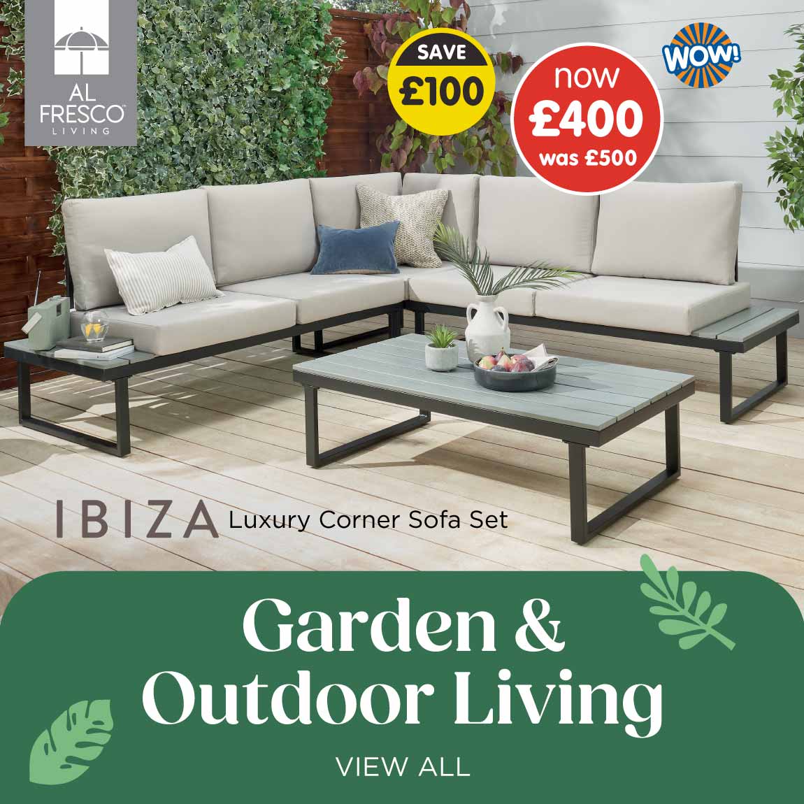 Save on Garden & Outdoor Living at B&M.