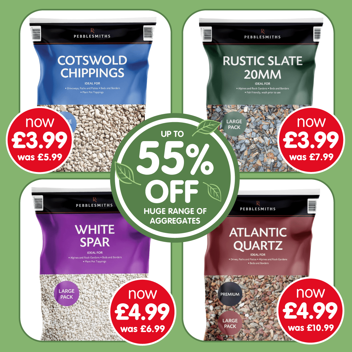 Save on B&M Garden Aggregates.