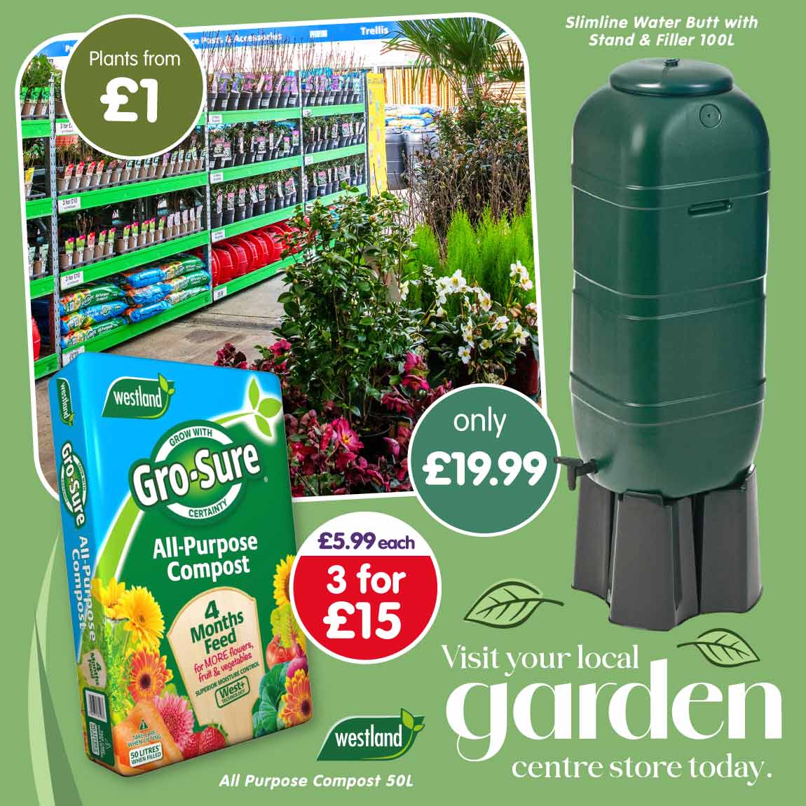 B&M Garden Centre stores.