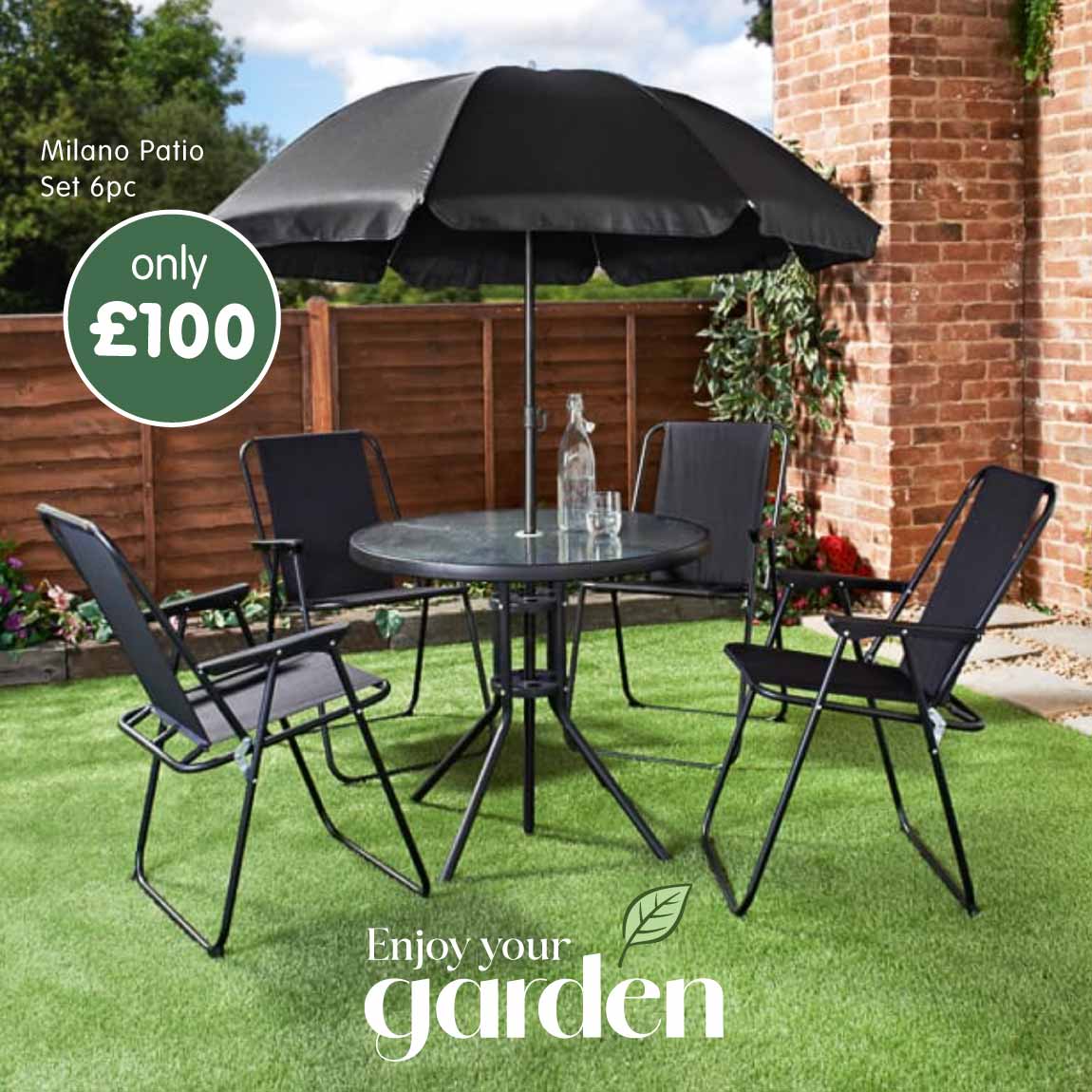 Save on Garden Furniture at B&M.
