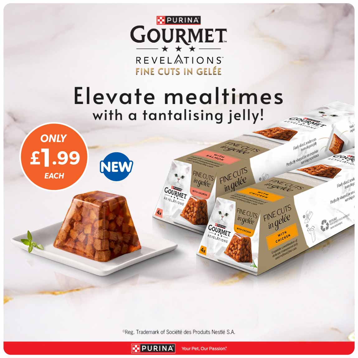 Save on Gourmet Cat Food at B&M.
