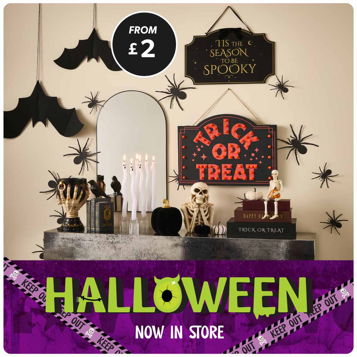 Save on Halloween at B&M.