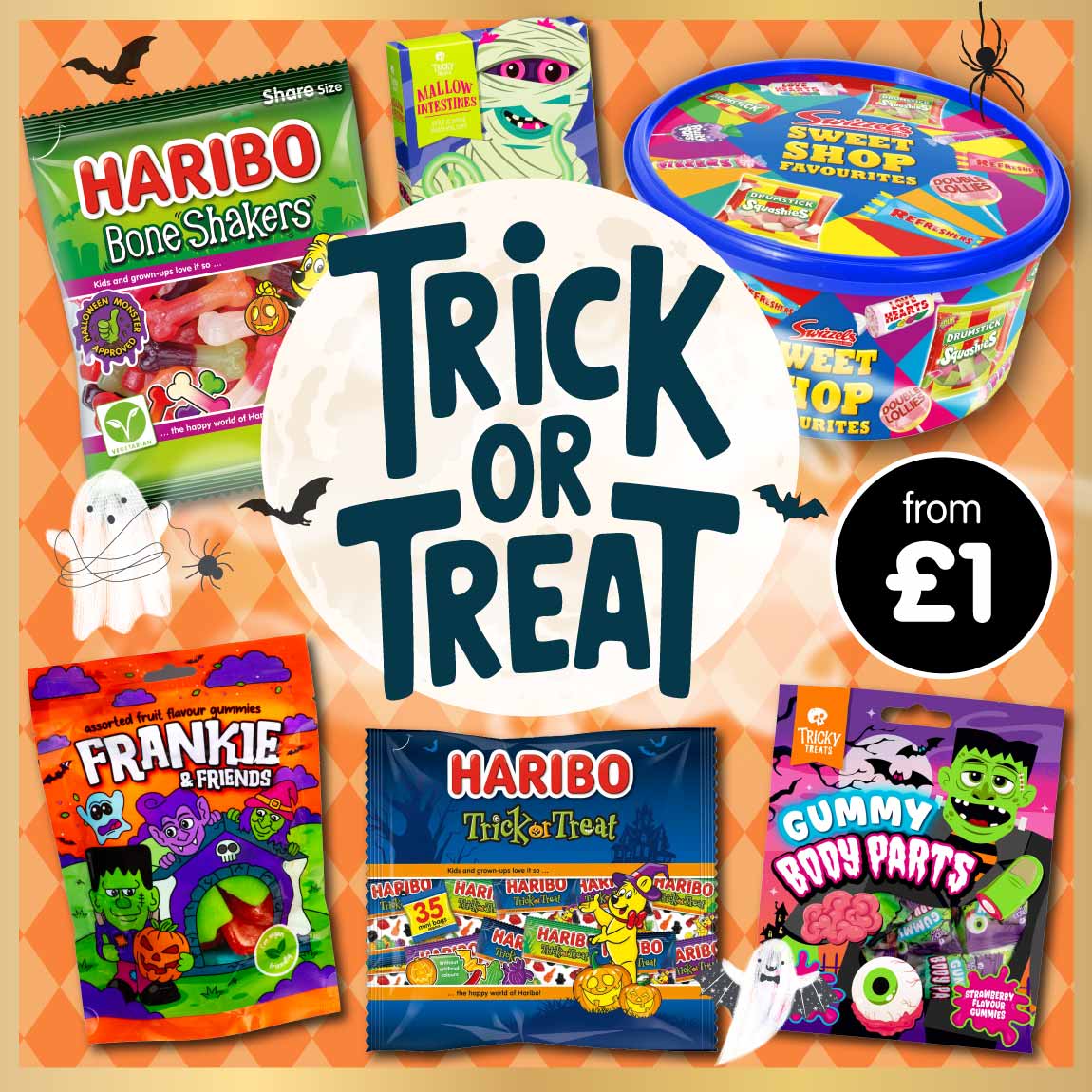 Halloween Confectionery at B&M.