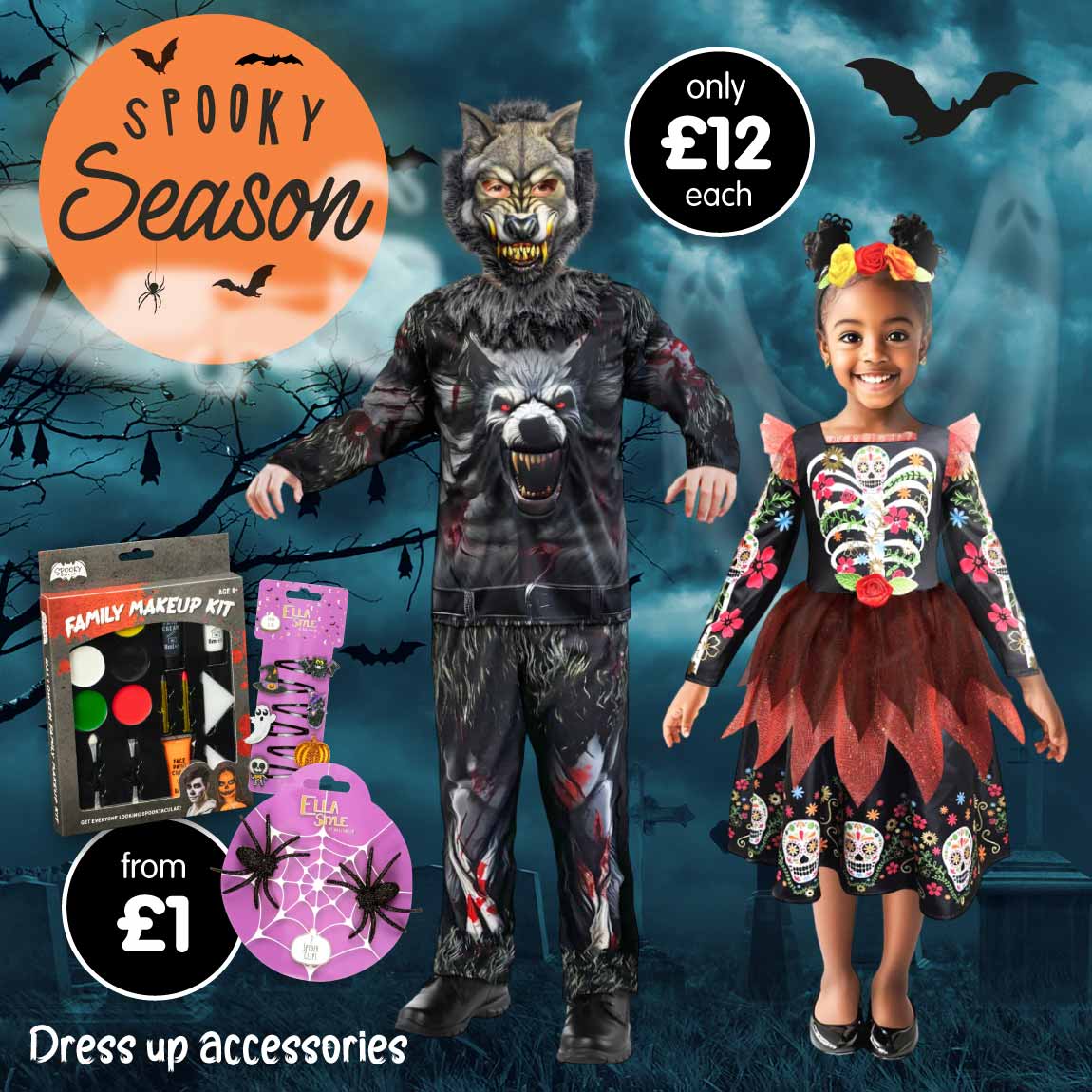 Save on Halloween Decorations at B&M. Home banner