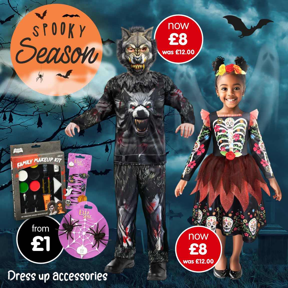 Halloween Dress Up Reductions at B&M.