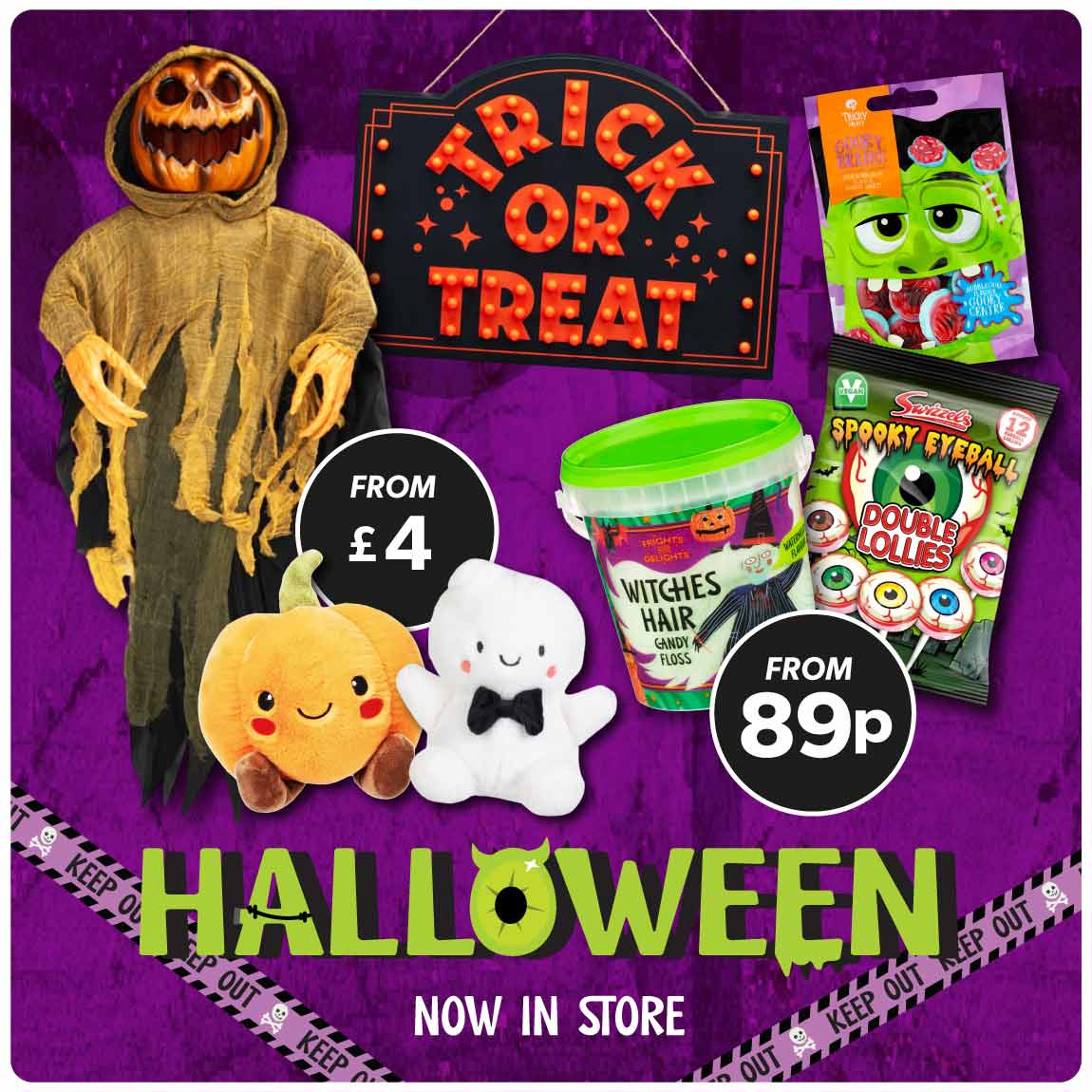 Save on Halloween at B&M.