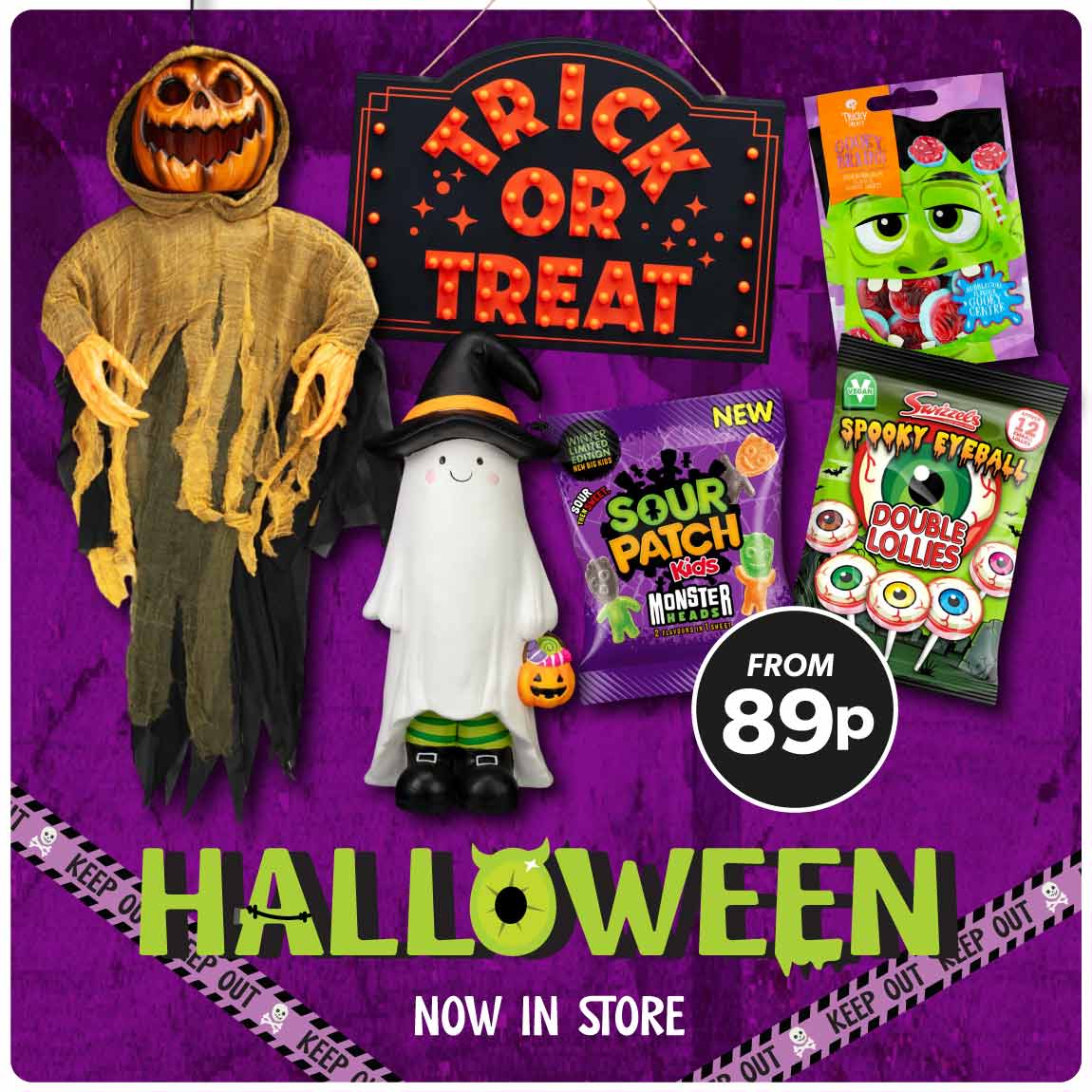 Save on Halloween at B&M.