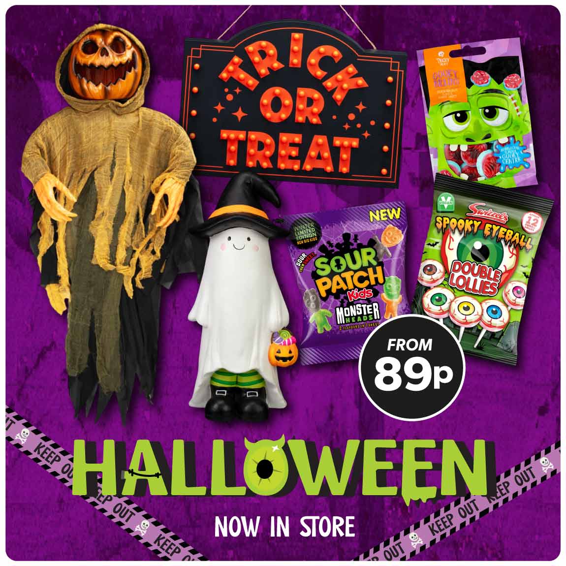 Save on Halloween at B&M.