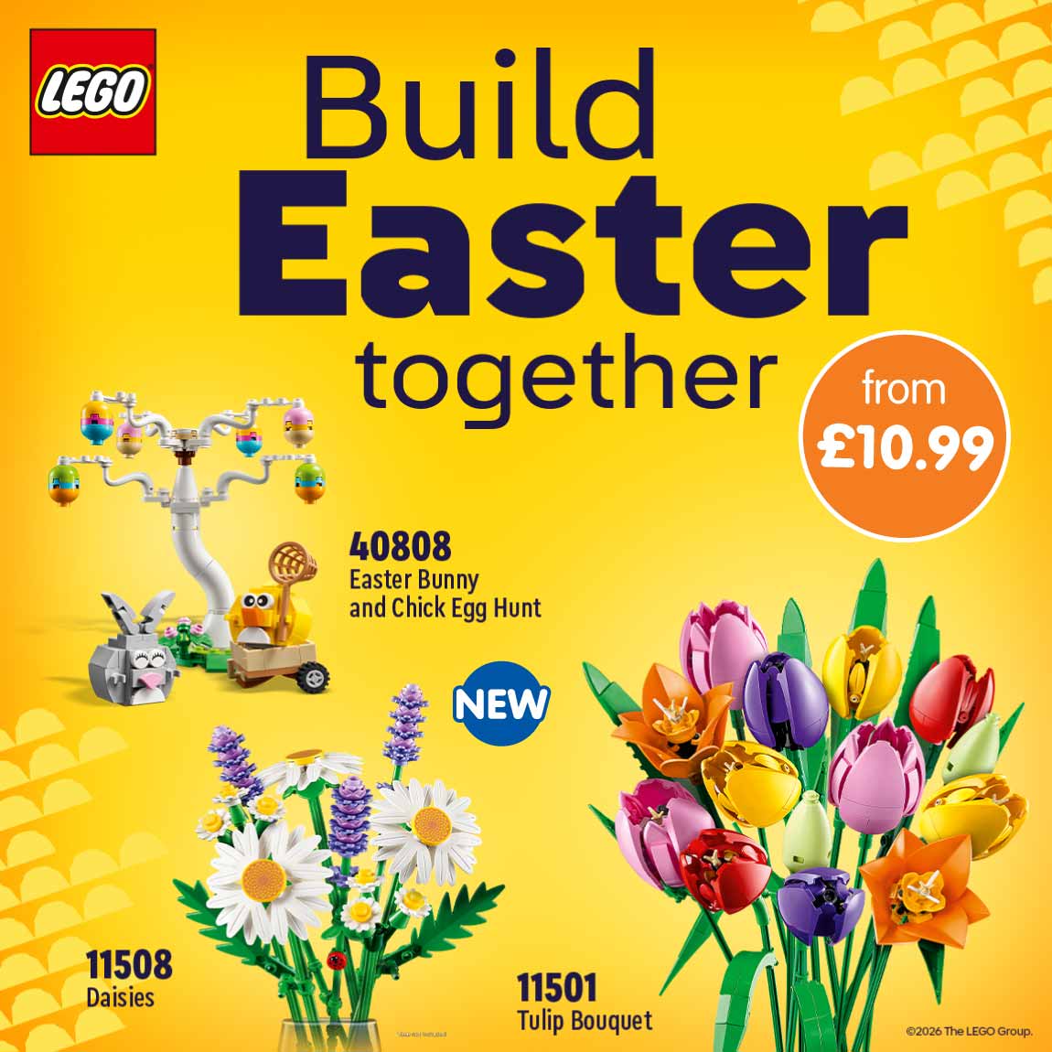 LEGO Easter Gifts at B&M.