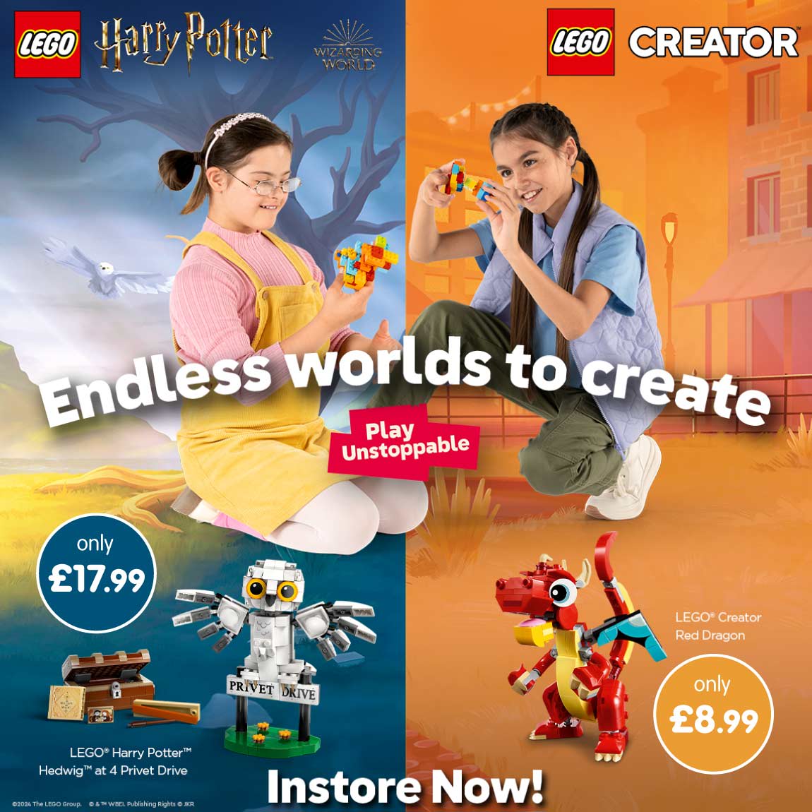 Save on LEGO at B&M.