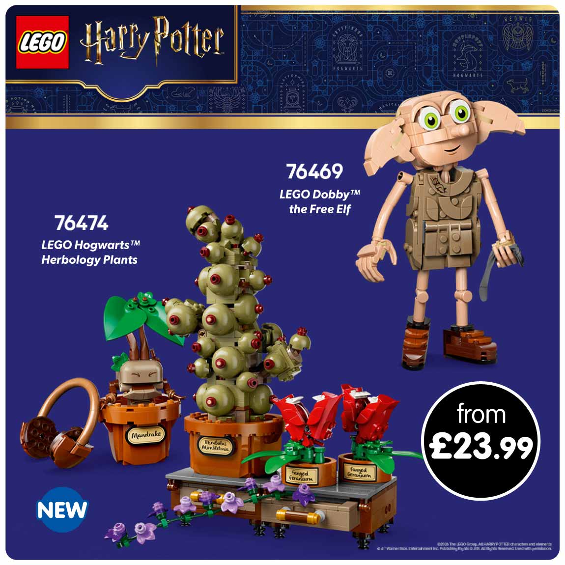 Save on LEGO Harry Potter at B&M.