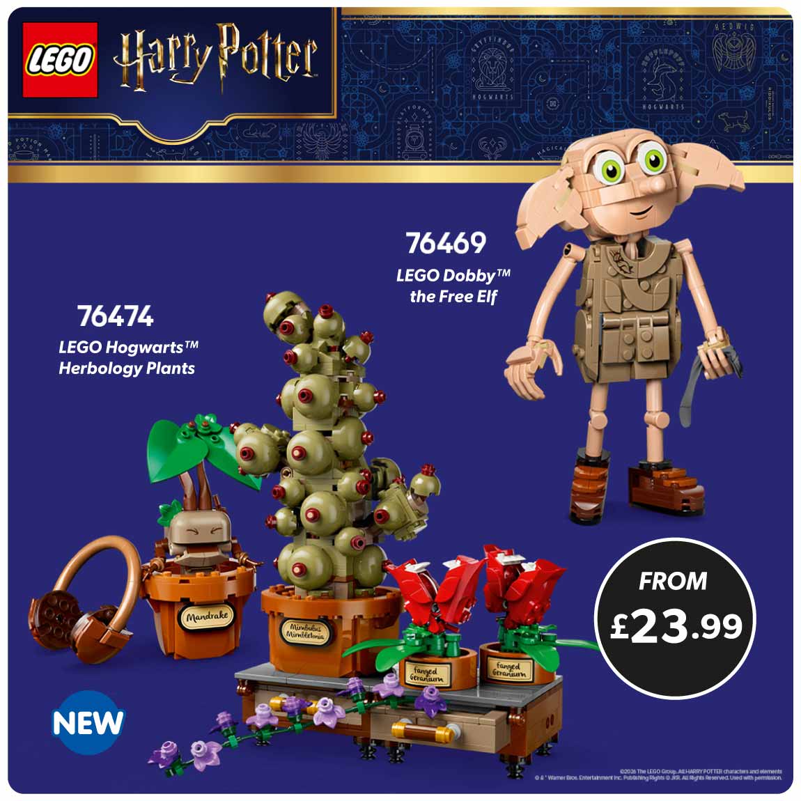 Save on LEGO Harry Potter at B&M.
