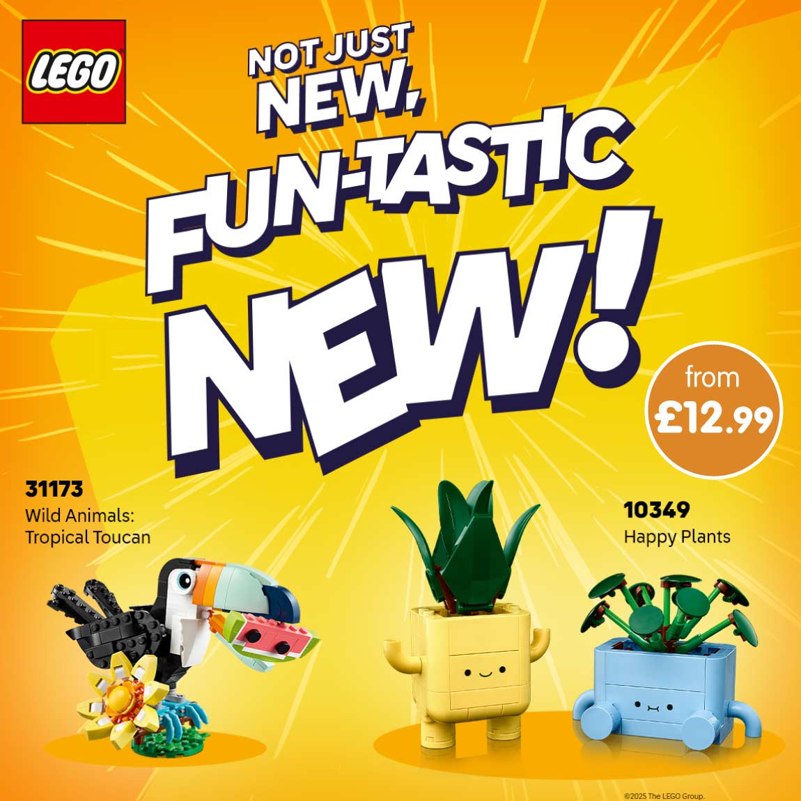 New LEGO Novelty at B&M. Home banner.