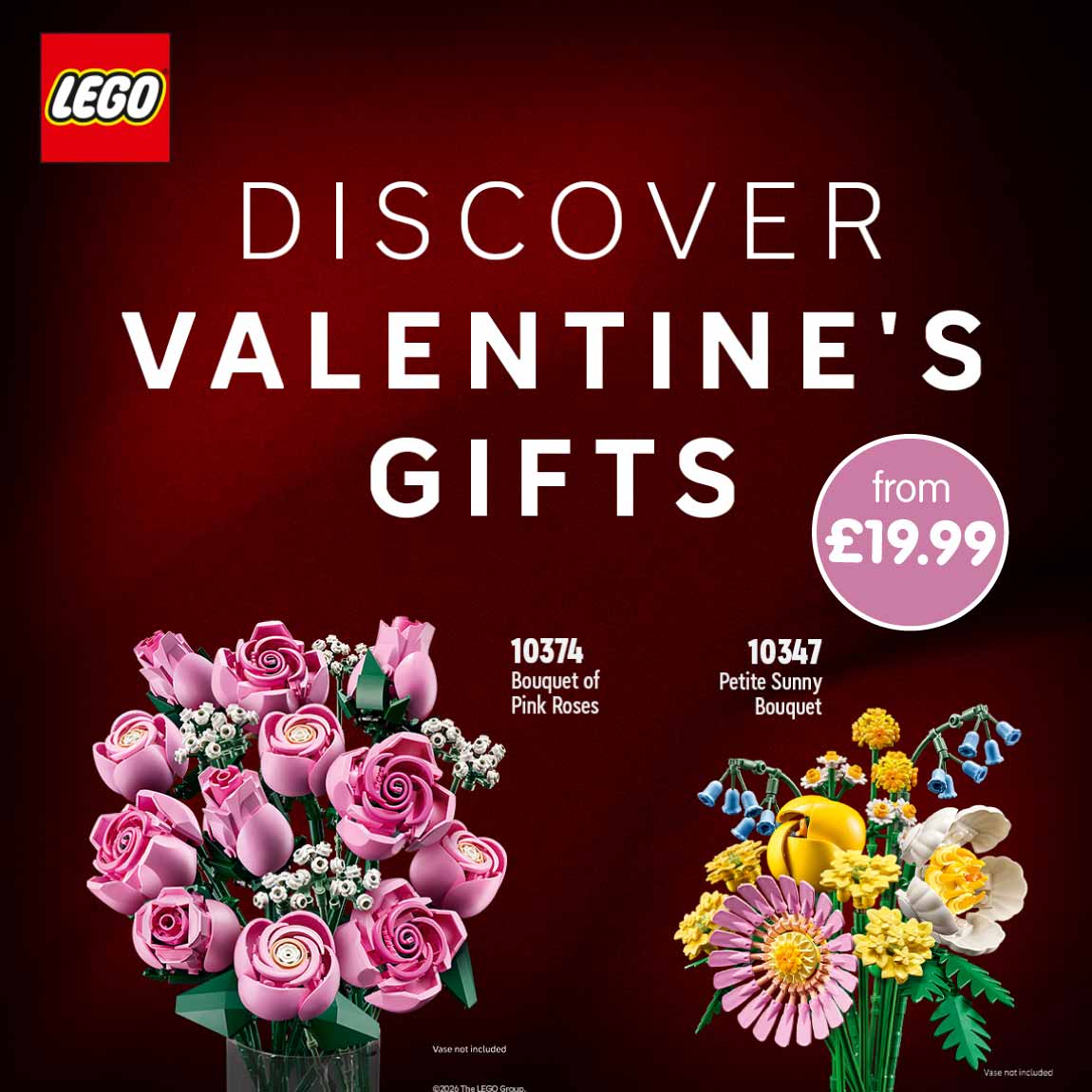 LEGO Valentine's Gifts at B&M.