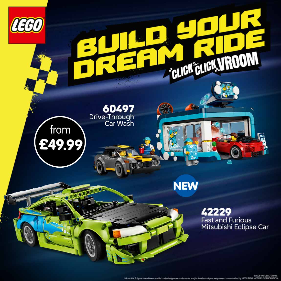 New LEGO Vehicles at B&M.