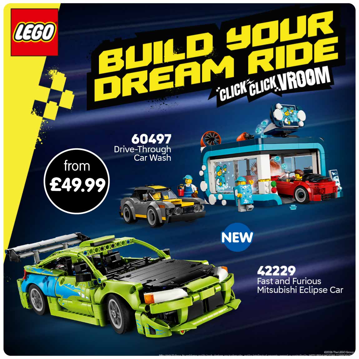 New LEGO Vehicles at B&M.