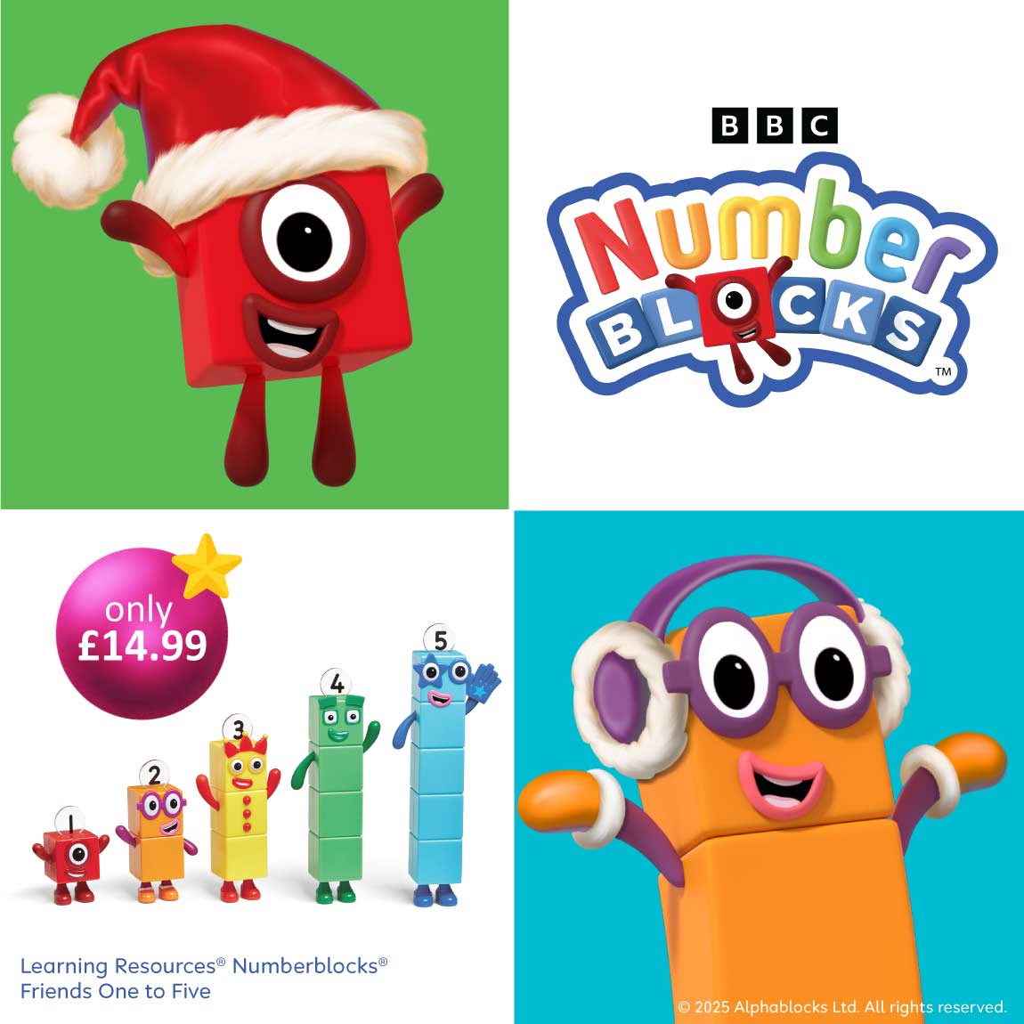 NumberBlocks at B&M. Home banner.