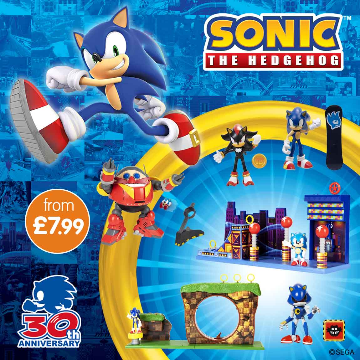 Save on Sonic the Hedgehog Toys at B&M.