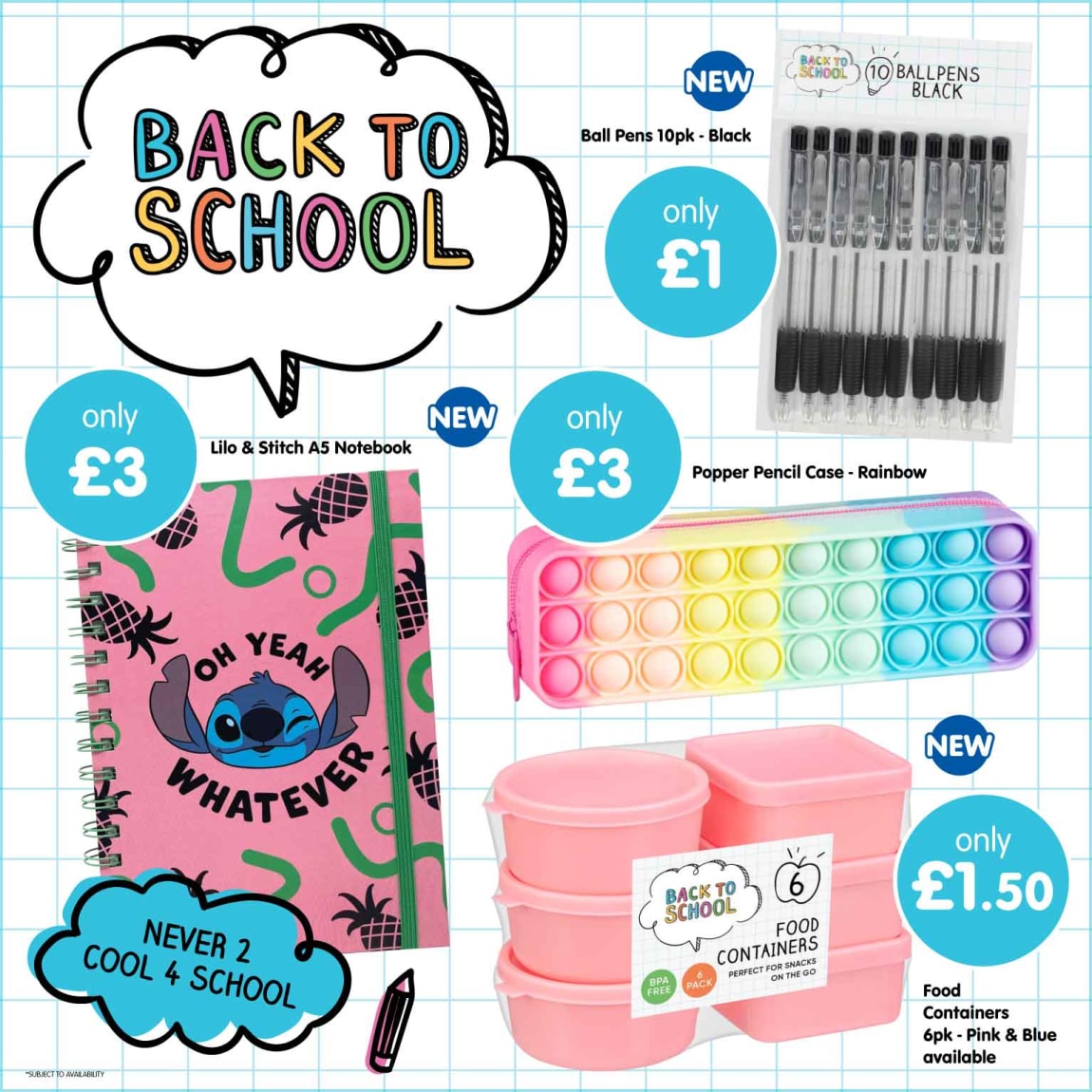 Save on Back to School at B&M.