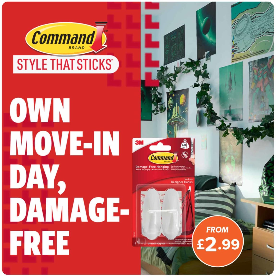 Save on Command Strips at B&M.