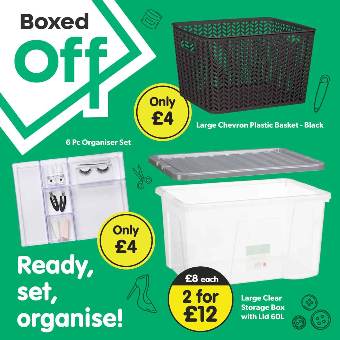 Boxed Off at B&M.