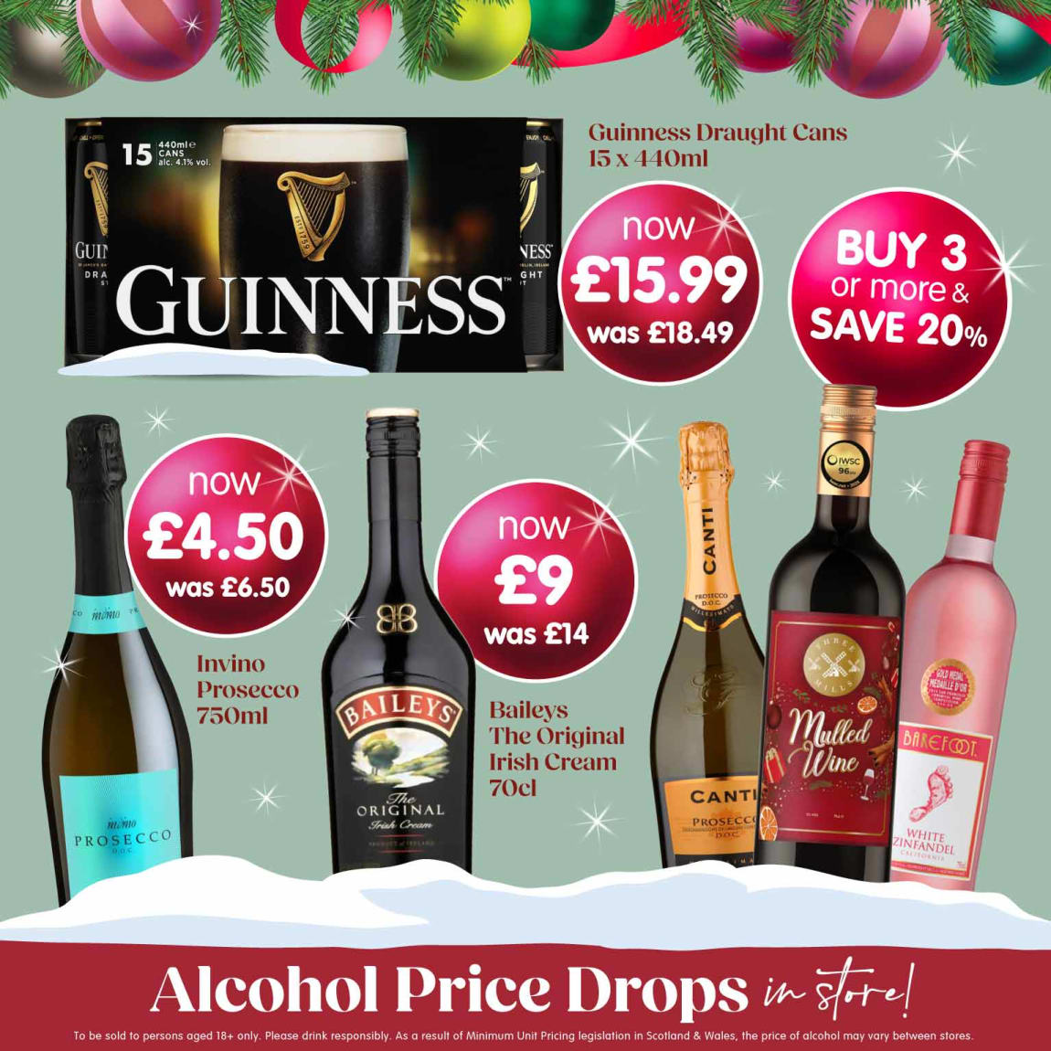 Alcohol Deals at B&M. Square.