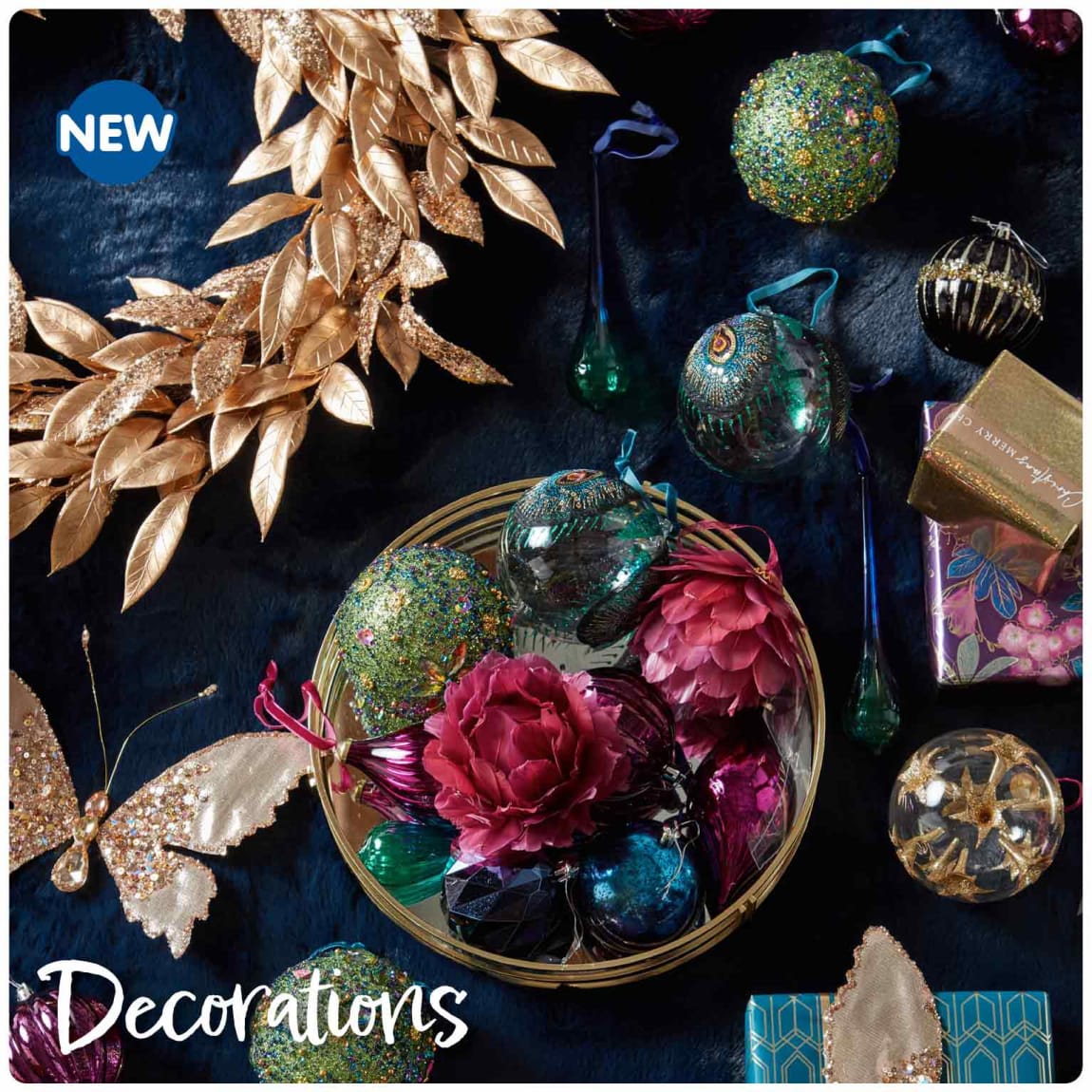 New Christmas Decorations at B&M.