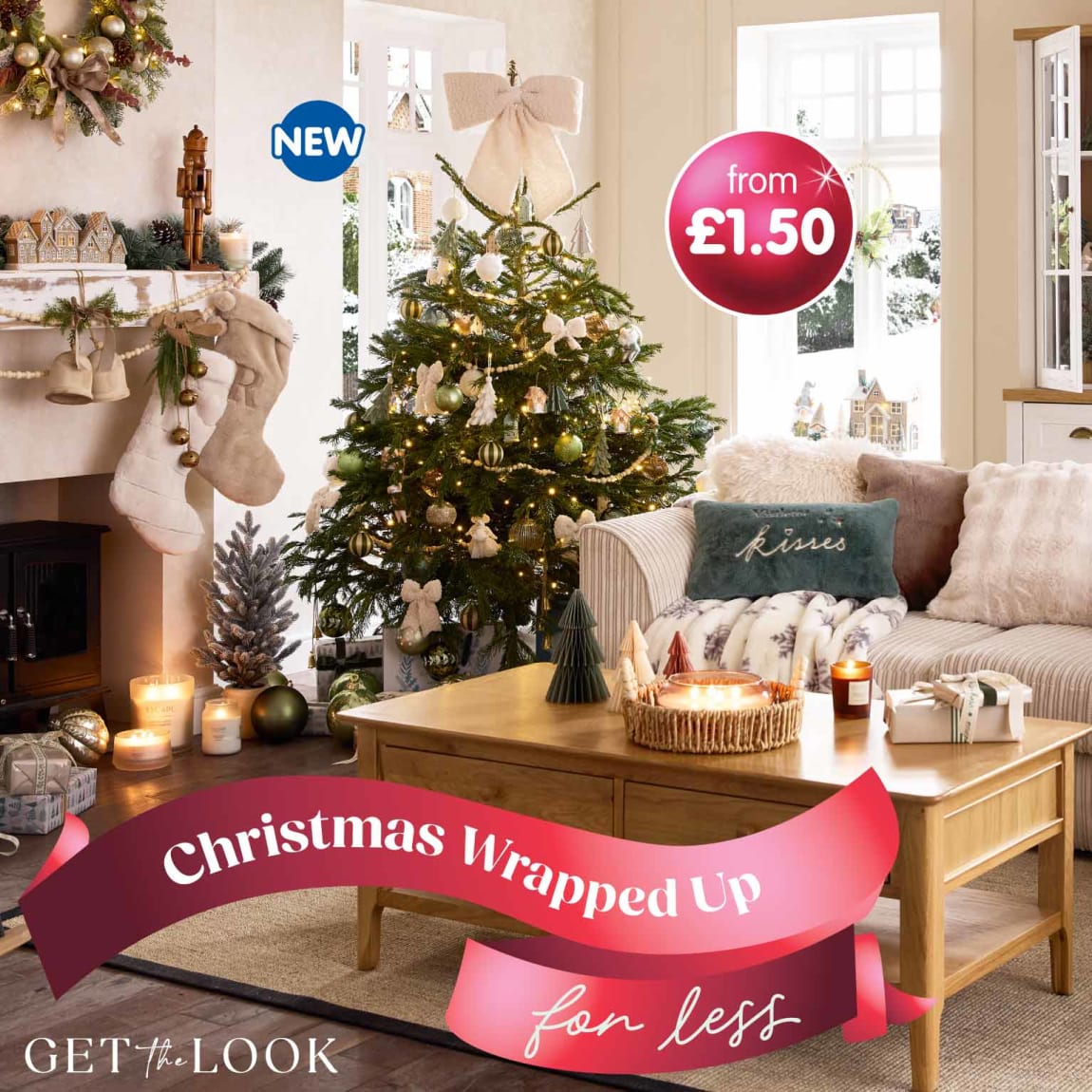 Christmas at Home with B&M. Square.