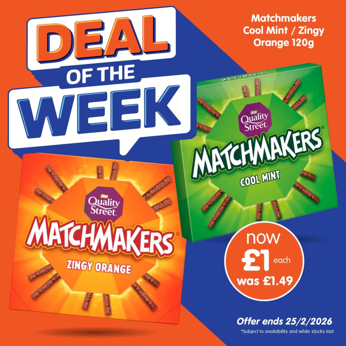 B&M Deal of the Week - Matchmakers.