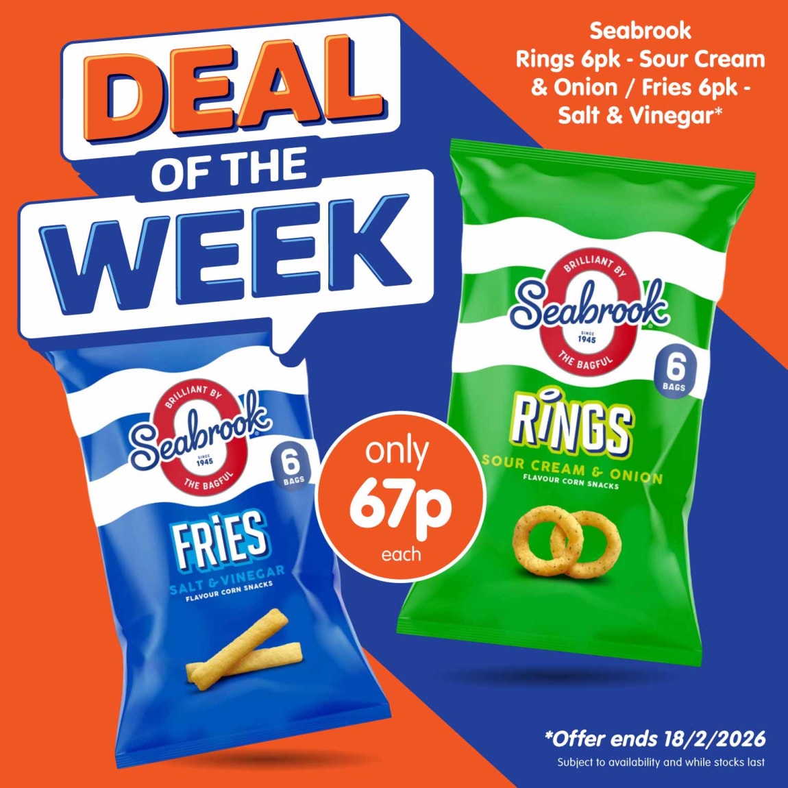 Deal of the Week - Seabrook at B&M.